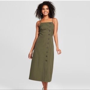 Who What Wear Button-Down Midi Dress